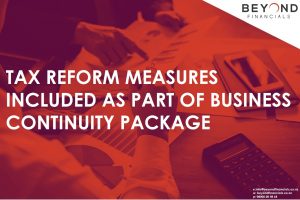 Tax Reform Measures business continuity package